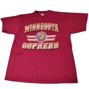 Mens Minnesota Gophers 1997 NCAA Final Four Basketball T Shirt XL - Stains